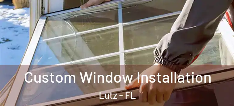 Custom Window Installation Lutz - FL
