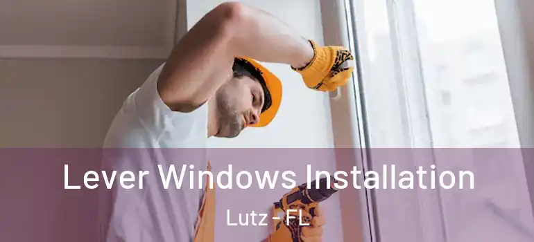 Lever Windows Installation Lutz - FL