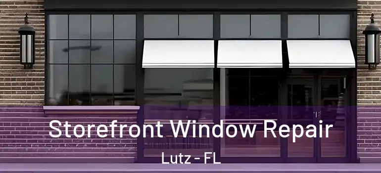 Storefront Window Repair Lutz - FL