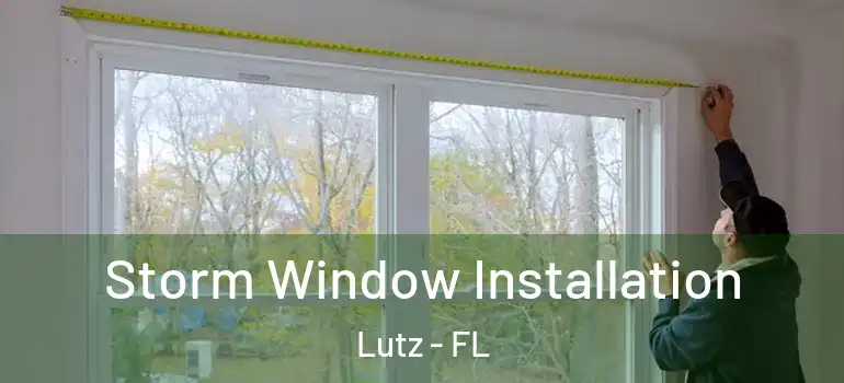 Storm Window Installation Lutz - FL