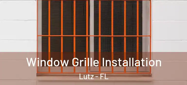 Window Grille Installation Lutz - FL